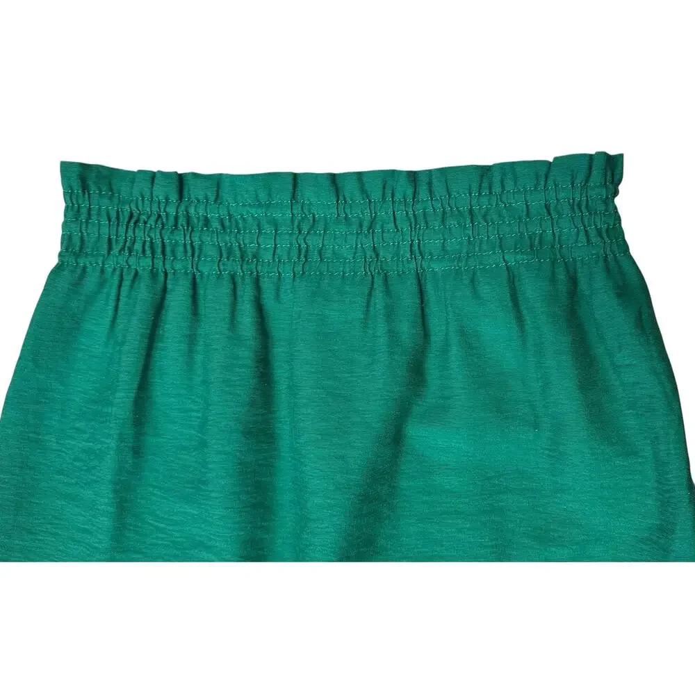 J. Crew Crinkle City Mini Skirt Green 85398 Size 00